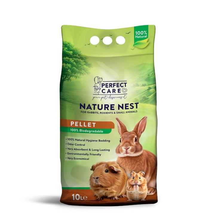 PERFECT CARE NATURE NEST PELLET ΦΥΣΙΚΟ ΥΠΟΣΤΡΩΜΑ ΥΓΙΕΙΝΗΣ 10lt