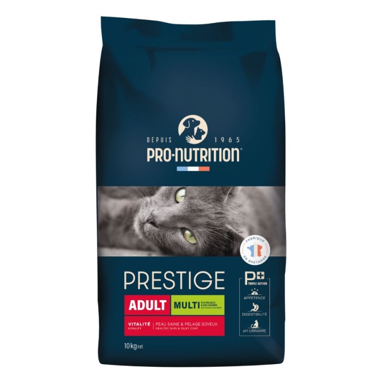 PRESTIGE PRO NUTRITION ADULT CAT MULTI ΠΟΥΛΕΡΙΚΑ ΚΑΙ ΛΑΧΑΝΙΚΑ10kg