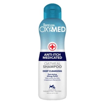 TROPICLEAN OXYMED MEDICATED ANTI ITCH OATMEAL SHAMPOO 354ml
