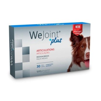 WEPHARM WEJOINT PLUS MEDIUM BREED ΣΥΜΠΛΗΡΩΜΑ ΔΙΑΤΡΟΦΗΣ ΧΟΝΔΡΟΠΡΟΣΤΑΤΕΥΤΙΚΟ ΓΙΑ ΣΚΥΛΟΥΣ 30 ΔΙΣΚΙΑ