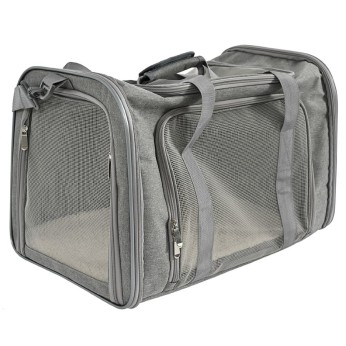 PET CAMELOT OXFORD LIGHT GREY ΤΣΑΝΤΑ ΜΕΤΑΦΟΡΑΣ 51x34x33cm