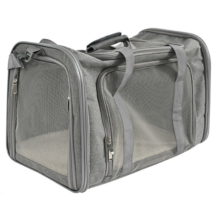 PET CAMELOT OXFORD LIGHT GREY ΤΣΑΝΤΑ ΜΕΤΑΦΟΡΑΣ 51x34x33cm PET CAMELOT OXFORD LIGHT GREY ΤΣΑΝΤΑ ΜΕΤΑΦΟΡΑΣ 51x34x33cm