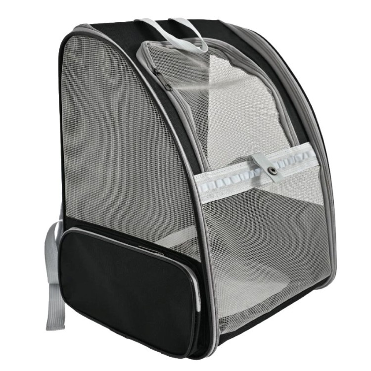 PET CAMELOT OXFORD GREY ΤΣΑΝΤΑ ΜΕΤΑΦΟΡΑΣ ΠΛΑΤΗΣ 32x28x40cm