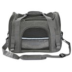 PET CAMELOT OXFORD LIGHT GREY ΤΣΑΝΤΑ ΜΕΤΑΦΟΡΑΣ 42x25x30cm