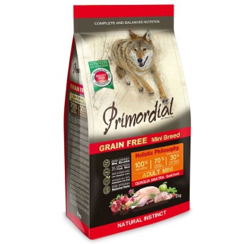 PRIMORDIAL GRAIN FREE HOLLISTIC ADULT DOG MINI BREEDS ΟΡΤΥΚΙ ΠΑΠΙΑ 2Kg