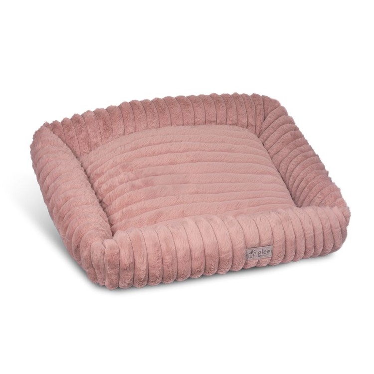 GLEE VELVET ΚΡΕΒΑΤΙ ΣΚΥΛΟΥ ΚΑΙ ΓΑΤΑΣ ΡΟΖ XSMALL 48x34x12cm