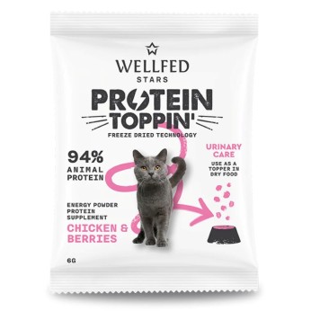 WELLFED FREEZE DRIED PROTEIN TOPPIN URINARY CARE ΣΥΜΠΛΗΡΩΜΑ ΔΙΑΤΡΟΦΗΣ ΓΑΤΑΣ ΚΟΤΟΠΟΥΛΟ ΚΑΙ ΜΟΥΡΑ 6gr WELLFED FREEZE DRIED PROTEIN TOPPIN URINARY CARE ΣΥΜΠΛΗΡΩΜΑ ΔΙΑΤΡΟΦΗΣ ΓΑΤΑΣ ΚΟΤΟΠΟΥΛΟ ΚΑΙ ΜΟΥΡΑ 6gr