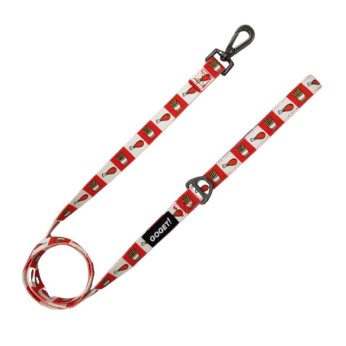 GO GET OΔΗΓΟΣ ΒΟΛΤΑΣ ΣΚΥΛΟΥ NEOPRENE CHICK N FRIES ΜΕ ΜΕΤΑΛΛΙΚΟ ΓΑΝΤΖΟ SMALL 1.5 x 1.20cm