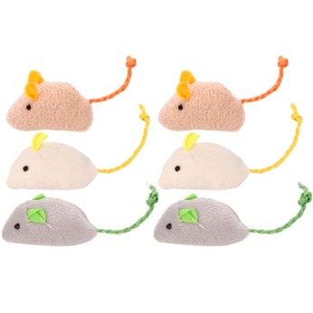 VALUE IMPORTS ΠΑΙΧΝΙΔΙ ΓΑΤΑΣ CLOTH MOUSE ΜΠΕΖ ΚΑΙ ΓΚΡΙ 6pcs VALUE IMPORTS ΠΑΙΧΝΙΔΙ ΓΑΤΑΣ CLOTH MOUSE ΜΠΕΖ ΚΑΙ ΓΚΡΙ 6pcs
