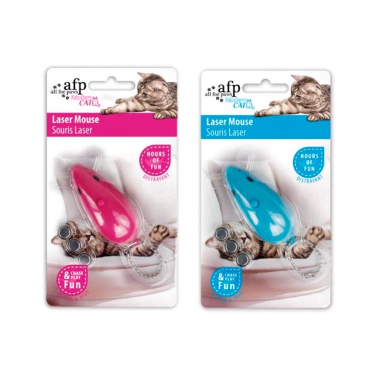 AFP ΠΑΙΧΝΙΔΙ ΓΑΤΑΣ MODERN CAT LASER MOUSE ΜΠΛΕ