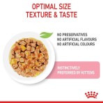 ROYAL CANIN SIZE HEALTH NUTRITION STERILISED KITTEN CAT CHUNKS IN JELLY POUCH 85gr ROYAL CANIN SIZE HEALTH NUTRITION STERILISED KITTEN CAT CHUNKS IN JELLY POUCH 85gr