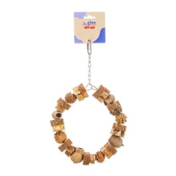 GLEE BIRD NATURAL CIRCLE ΞΥΛΙΝΟΣ ΚΡΙΚΟΣ ΠΤΗΝΩΝ 18cm