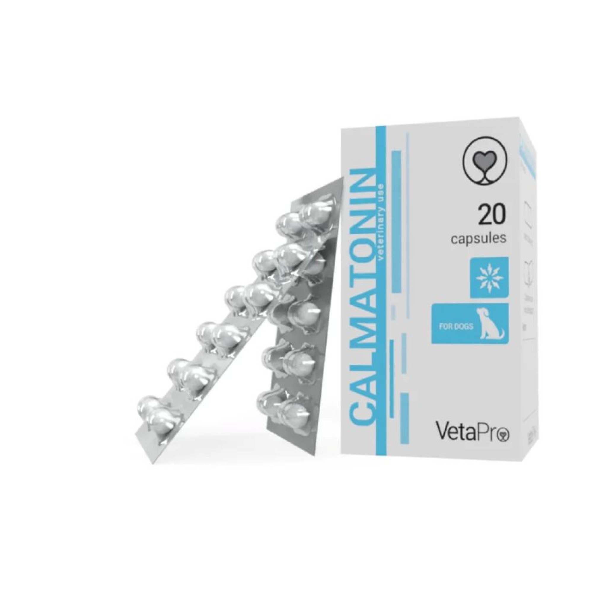VETA PRO CALMATONIN ΣΥΜΠΛΗΡΩΜΑ ΔΙΑΤΡΟΦΗΣ ΓΙΑ ΑΙΣΘΗΣΗ ΗΡΕΜΙΑΣ ΓΙΑ ΣΚΥΛΟΥΣ 20 KAΨΟΥΛΕΣ