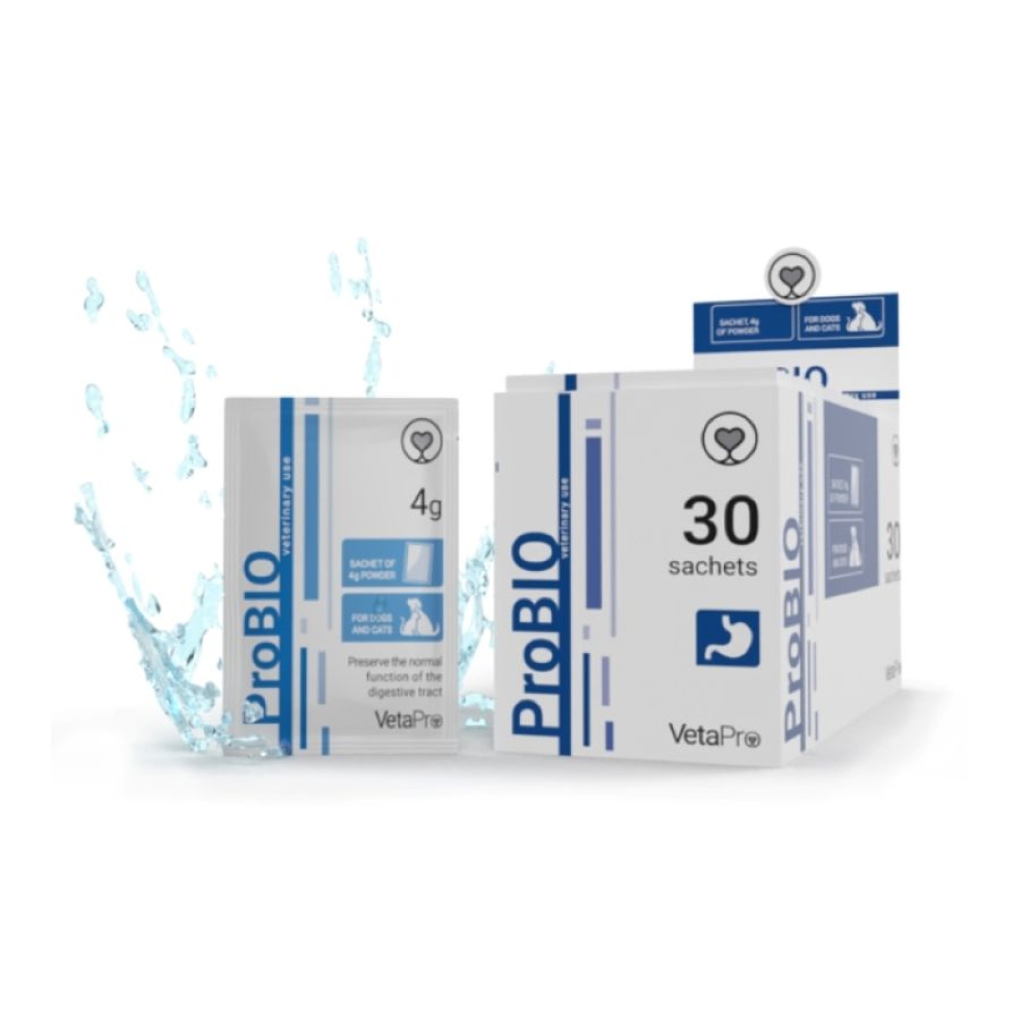 VETA PRO PROBIOTIC ΥΔATOΔΙΑΛΥΤΟ ΣΥΜΠΛΗΡΩΜΑ ΔΙΑΤΡΟΦΗΣ ΓΙΑ ΥΠΟΣΤΗΡΙΞΗ ΓΑΣΤΡΕΝΤΕΡΙΚΟΥ 30 ΦΑΚΕΛΑΚΙΑ x 4gr