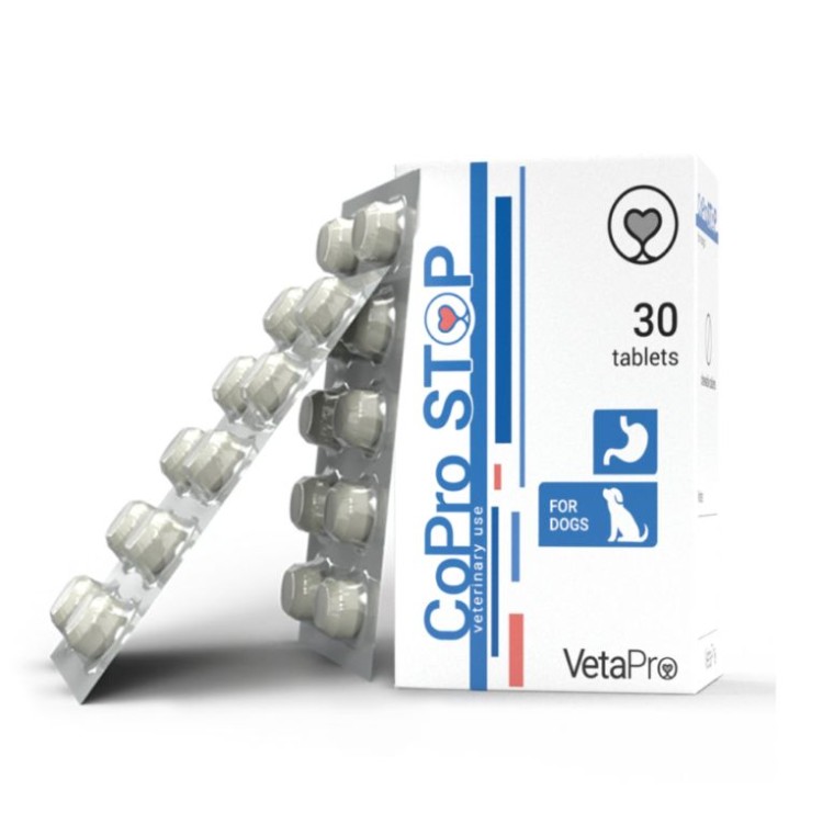 VETA PRO COPRO STOP ΣΥΜΠΛΗΡΩΜΑ ΔΙΑΤΡΟΦΗΣ ΣΚΥΛΟΥ ΚΑΤΑ ΤΗΣ ΚΟΠΡΟΦΑΓΙΑΣ 30 ΔΙΣΚΙΑ