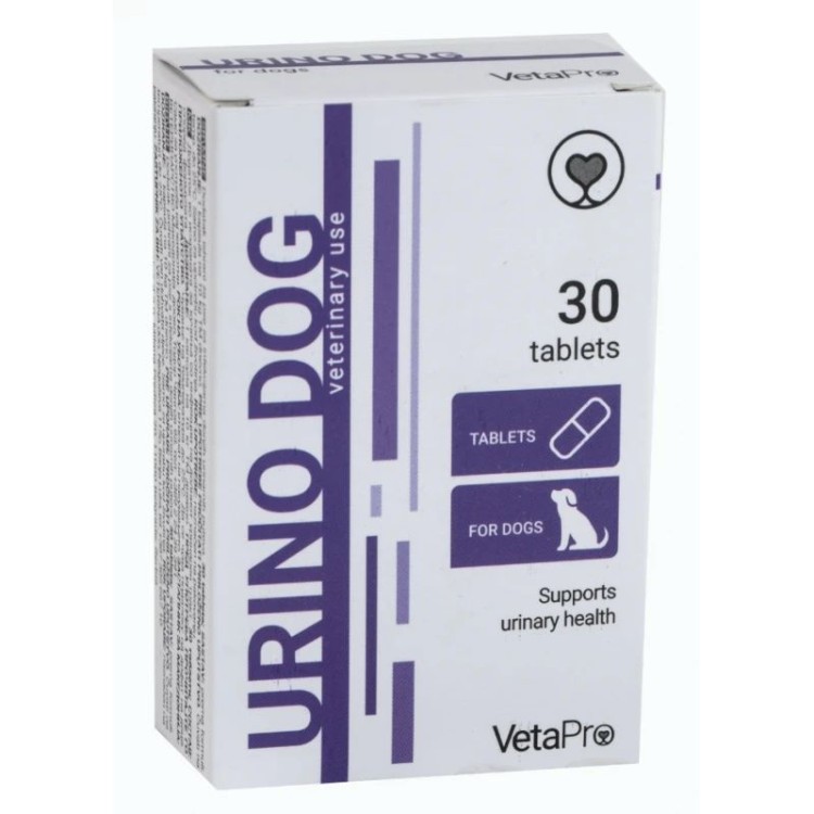 VETA PRO URINO DOG ΣΥΜΠΛΗΡΩΜΑ ΔΙΑΤΡΟΦΗΣ ΓΙΑ ΥΠΟΣΤΗΡΙΞΗ ΤΟΥ ΟΥΡΟΠΟΙΗΤΙΚΟΥ 30 ΔΙΣΚΙΑ